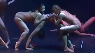 Bare contemporary dance